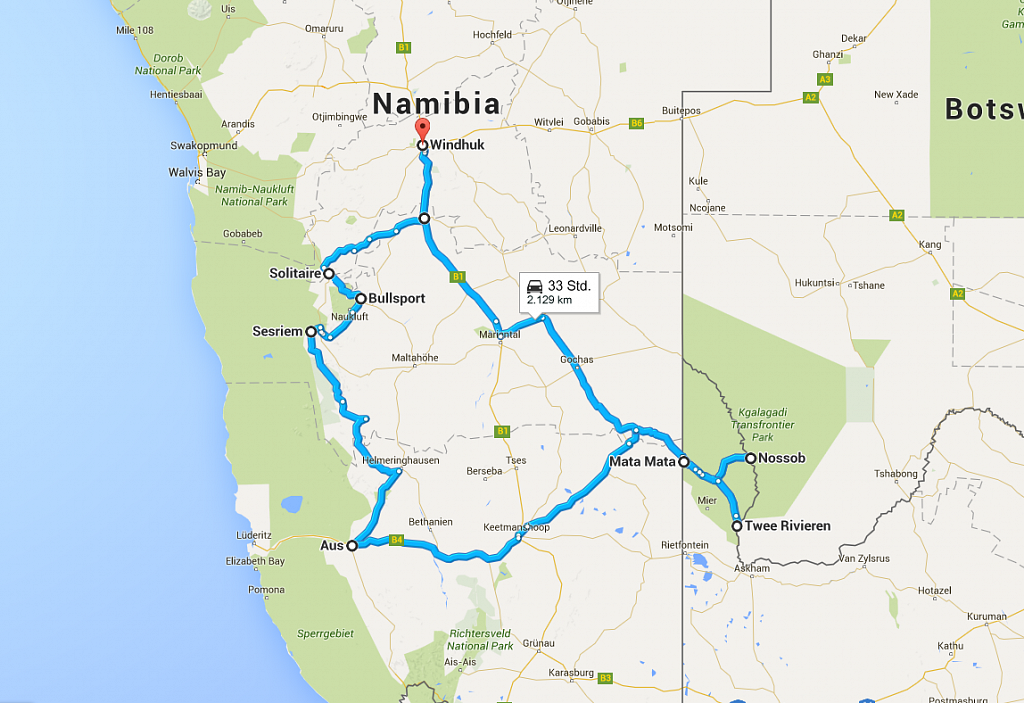 Namibia & Botswana & Südafrika